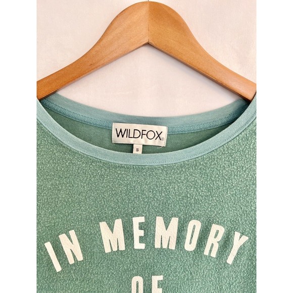 Wildfox In Memory Of When I Used To Sleep In Sweatshirt - Picture 2 of 7